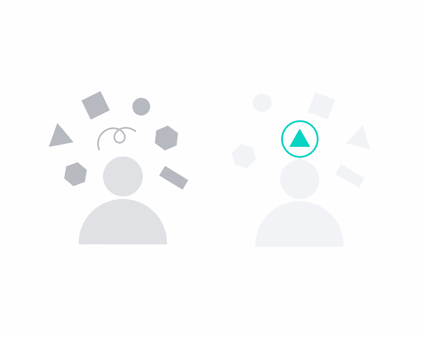 Before and after diagnosis